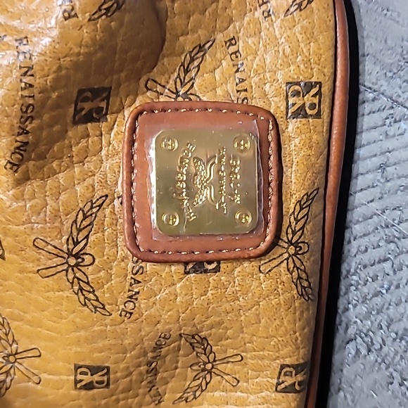 NWOT RENAISSANCE Leather Goods Vintage Brown Box Purse Handbag - Picture 3 of 7